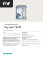 Reyrolle 7SR51 Overcurrent Protection Profile