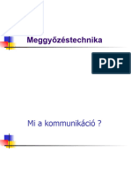 Meggyőzés Kommunikáció