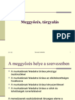 Meggyőzés, Tárgyalás