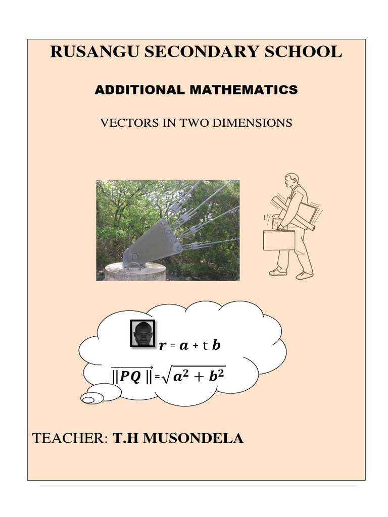 Vectors in 2d | PDF | Euclidean Vector | Vector Space