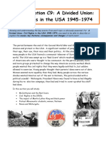 REVISION GUIDE 9. A Divided Union Civil Rights in The USA 1945 74