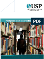 USP Postgraduate Research Handbook