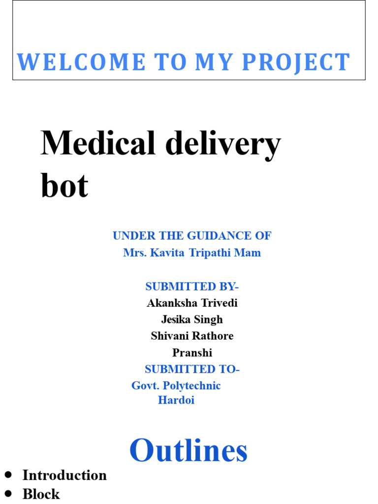 Medical Delivery Robot | PDF | Health Care