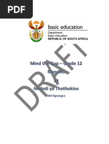 Sesotho HL Poetry