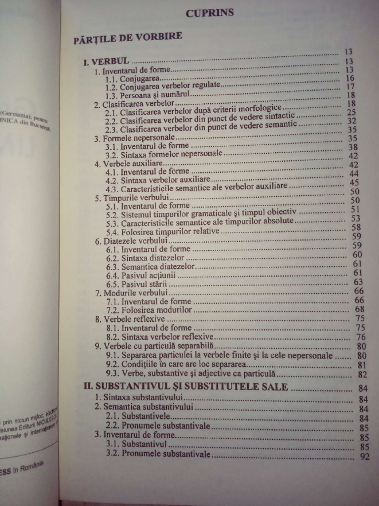 Gramatica Limbii Germane Standard (Niculescu) | PDF