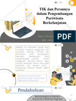 TIK Dan Penerapannya Dalam Pengembangan Pariwisata Berkelanjutan