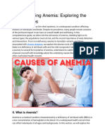 Understanding Anemia - Exploring The Root Causes