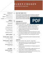 2021 Resume Template Red