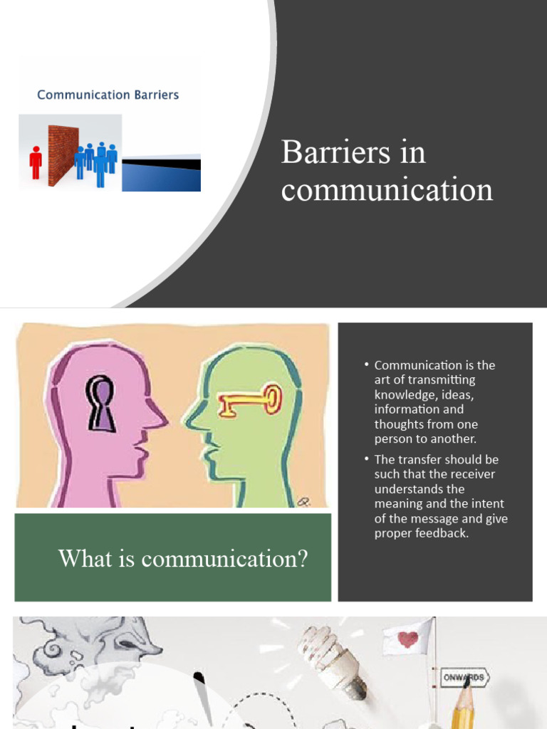 Understanding Communication Barriers | PDF | Communication | Information