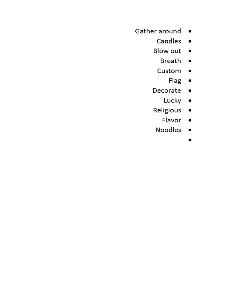 Birthdays Around The World | PDF