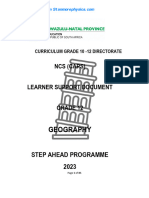 Step Ahead 2023 Geography Grade 12 Learner Guide