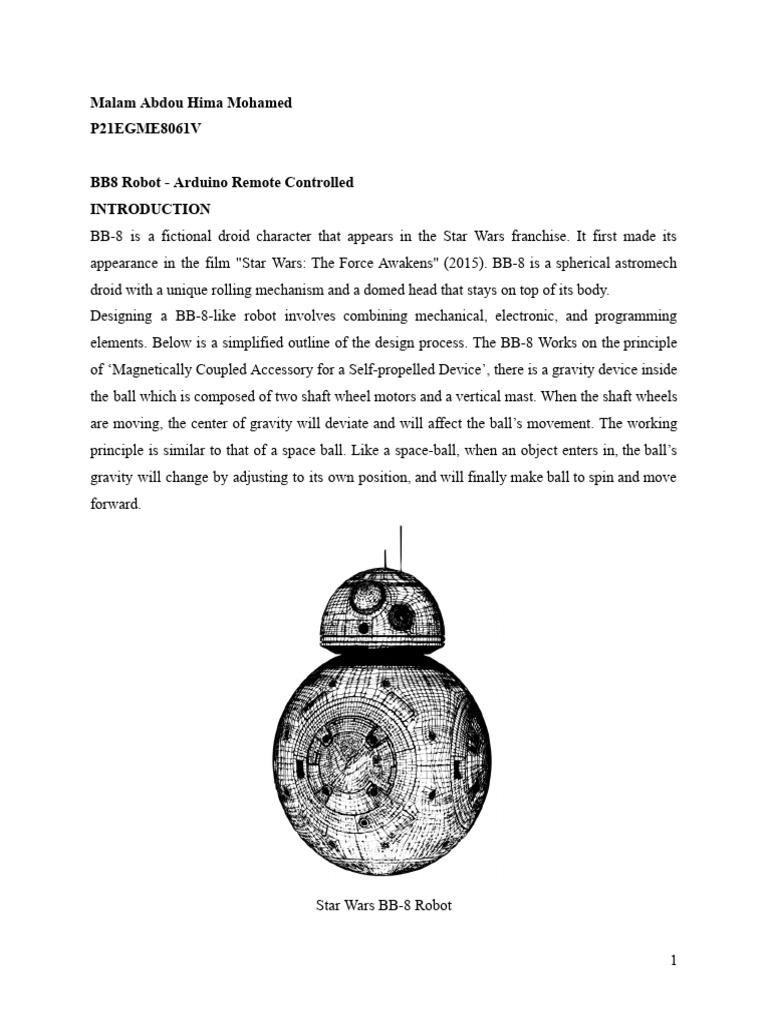 BB8 Robot | PDF | Pendulum | Robot