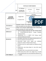 Penyiapan Dan Penyerahan Sirup Kering