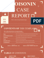 Food Poisoning Case Report