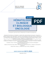 Hematologie-Oncologie Tunis 2019