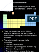 Transition Metals