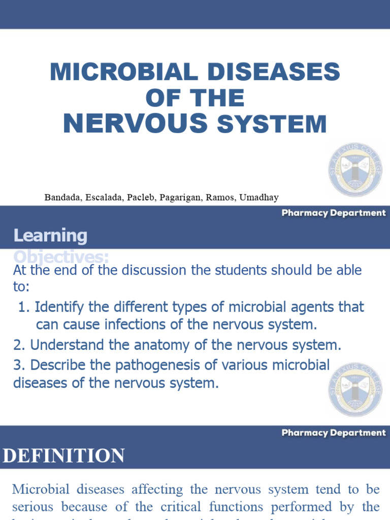 Microbial Diseases of the Nervous System | PDF | Rabies | Meningitis