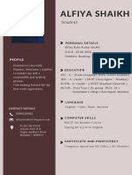 Student CV Resume