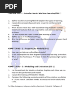 ML - Question - Bank-PV-APY Material