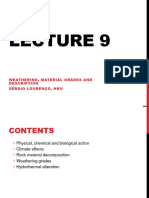 Lecture 9 - Weathering