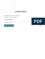 Jurnal Refleksi Daily Sheet - PDF