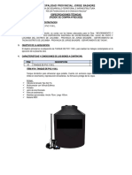 PC 652 Tanque de PVC 1100l