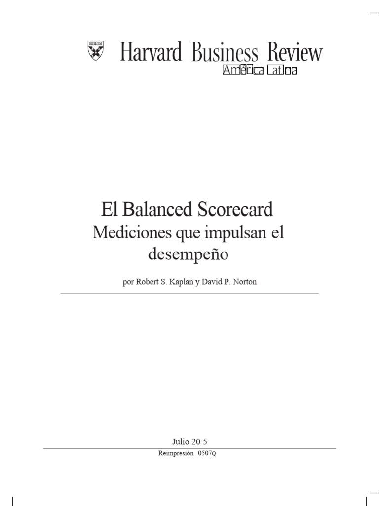 25 El - Balanced - Scorecard - Mediciones - Que - Imp | PDF | Business ...