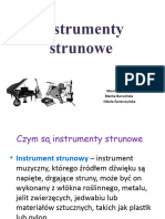 Instrumenty Strunowe