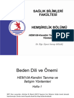 Beden Di̇li̇ Ve Önemi̇