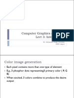 3 4 Computer Graphics (CST307) - Lect 3 - 4