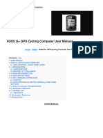 G Gps Cycling Computer Manual