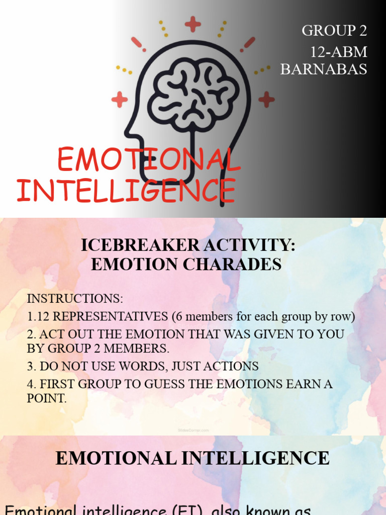 Understanding Emotional Intelligence Basics | PDF | Emotional ...