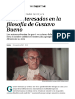 A Los Interesados en La Filosofía de Gustavo Bueno, Por Lino Cam