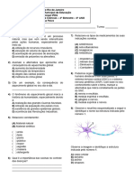 6º Ano - Avaliação de Ciências - 4ºbim