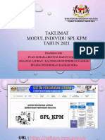 Taklimat Modul Individu SPL KPM 2021