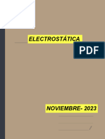 Electrostática - Noviembre 2023