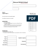 2023 1st Term Assessment Class 9 English Paper 1