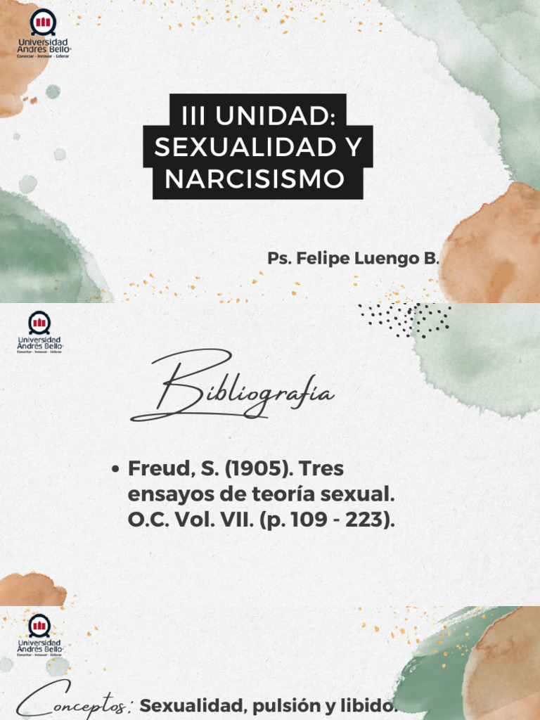 Sexualidad y Narcisismo según Freud | PDF | Libido | Sicología