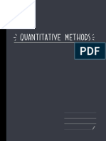 Quantitative Methods