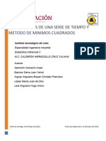 Componentes de Una Serie de Tiempo Y Metodo de Minimos Cuadrados