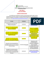 Lista de Espera - Sisu 2023 - Campus de Maracanaú - Retificada