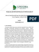 Makalah Pengendalian Pemasaran