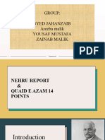 Nehru Report & Quaid e Azam 14 Points
