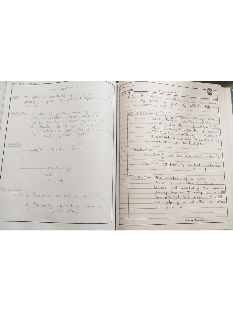 Section (A) Physics Practical | PDF