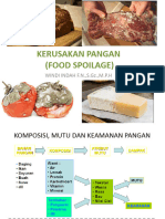 Kerusakan Pangan Akibat Mikrobiologis