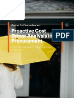 Proactive Cost Driver Analysis in Procurement