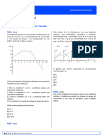 Questions-Book Fisica Cinematica Movimento-Uniformemente-Variado