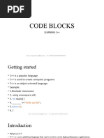 Code Blocks