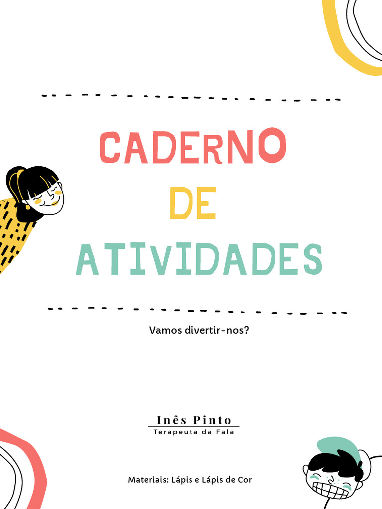 Caderno De Atividades Pre Escolar Pdf
