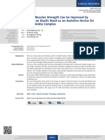 2022 - Knee Muscles Strength Can Be Improved by Using An Elastic Band As An Assistive Device For Knee Ankle Complex